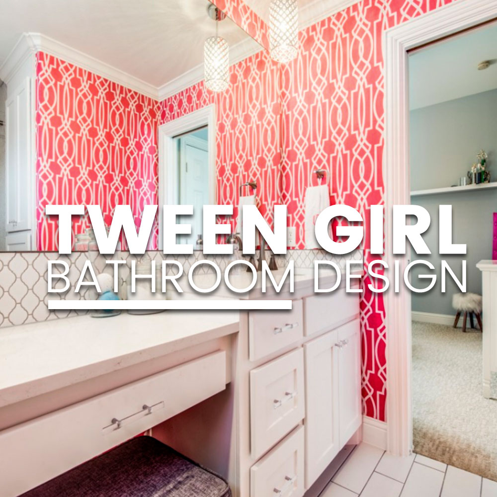 Tween Girl Bathroom Design