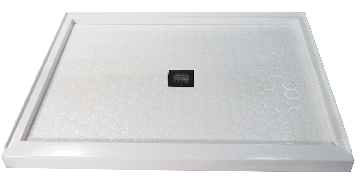 Custom Onyx Mid Height Shower Base Southern Materials Bathroom Remodel